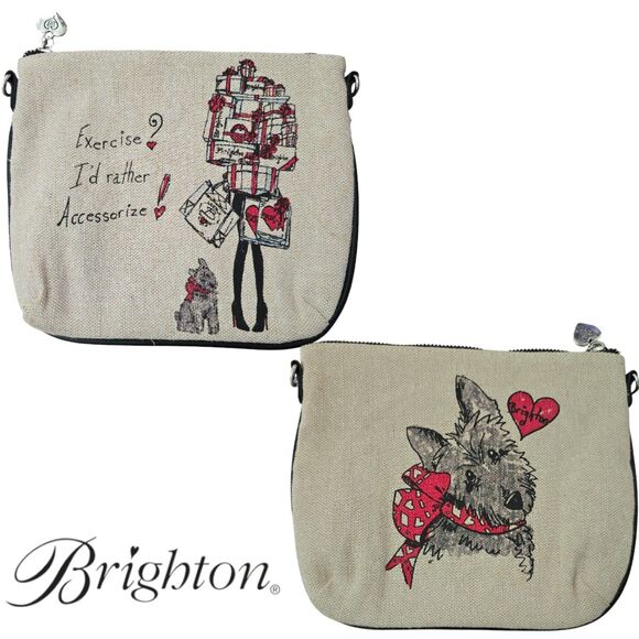 Brighton Scottie Dog Make Up Toiletry Cosmetic Bag - Picture 1 of 5